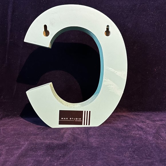 Max Studio Home Woodec Letter "C" Accent Decor - Picture 3 of 4